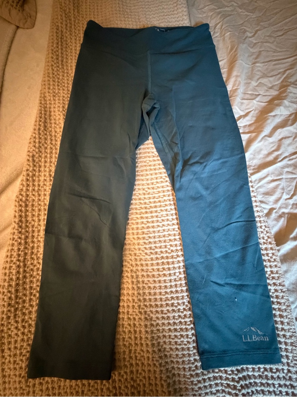 L.L. Bean Women’s Teal Cropped Leggings